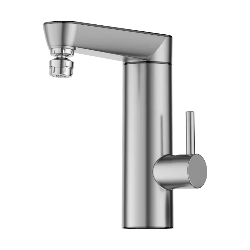 TEESA TSA4111 Grifo calentador de agua – Cromo Metal Vertical