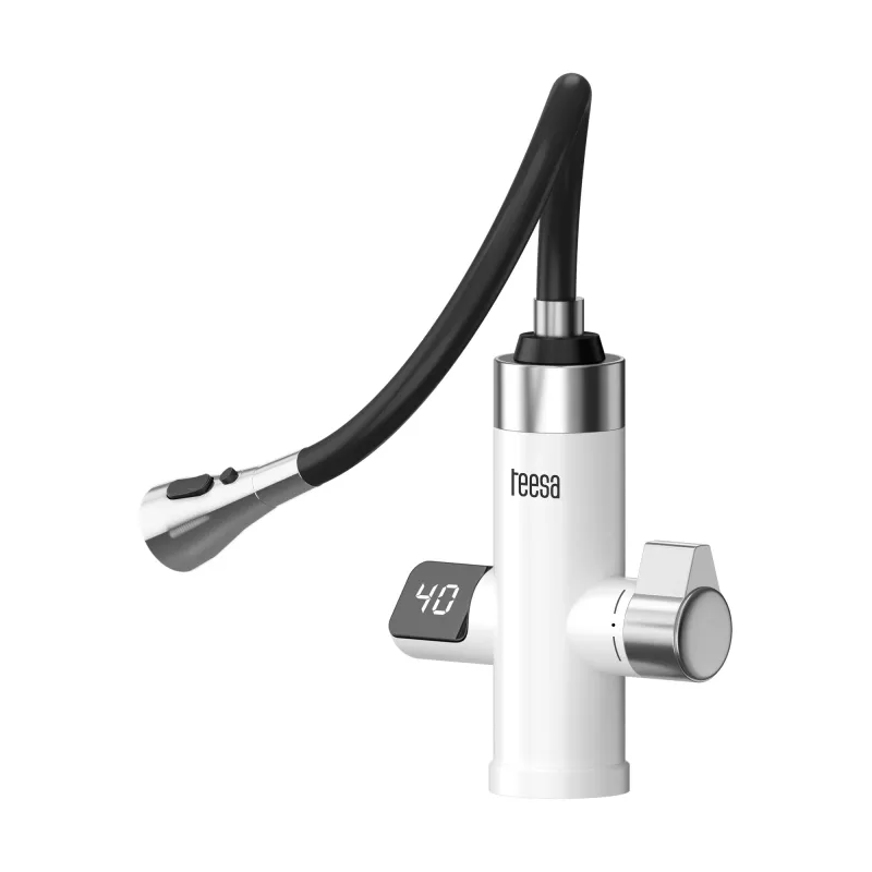 TEESA TSA4112 Grifo de cocina calentador con caño flexible
