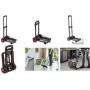 keeeper Easy-Fold Carro de transporte Mick, 50 kg de carga, 34 x 24,5 x 93,5 cm, Negro