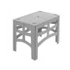 keeeper Mesa exterior plegable Timo L, Nordic Grey, 70 x 45 x 55 cm, capacidad de carga 80 kg