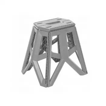 KEEEPER Tom Silla de camping plegable, 120 kg de carga, Gris