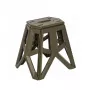 KEEEPER Silla de camping plegable Tom, Oliva, capacidad de carga 120 kg, 29 x 20 x 39 cm