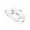 keeeper Orinal entrenador con función antideslizante Ewa «Cats» 30x40x15cm Blanco