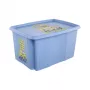 keeeper Caja con tapa 45L Karolina “Minions Happiness” 55,5x40x30cm Azul claro