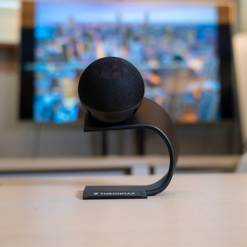 THRONMAX Fireball Micrófono dinámico USB para podcast, Cardioide, 48 kHz/16-Bit, con monitorización por auriculares, Negro