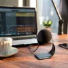 THRONMAX Fireball Micrófono dinámico USB para podcast, Cardioide, 48 kHz/16-Bit, con monitorización por auriculares, Negro