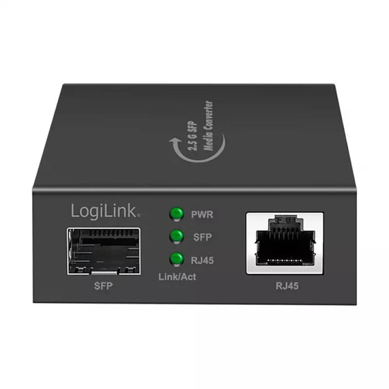 LogiLink Convertidor de medios 2,5 Gigabit RJ45 a SFP