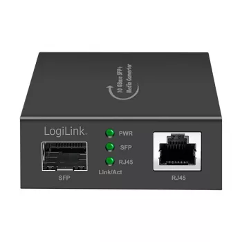 LogiLink Convertidor de medios 10 Gigabit RJ45 a 10G SFP+ (NMC003)