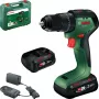 Bosch PSB18V-60 Taladro percutor a batería sin escobillas 18V con 2 baterías de 2,5Ah y cargador en maletín