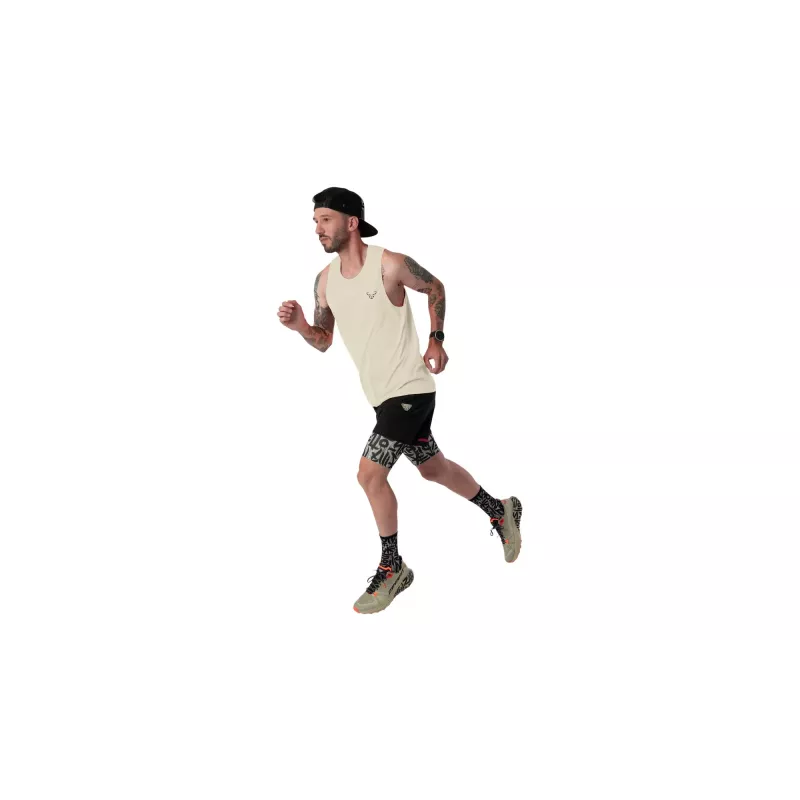 Dynafit Trail Tank Camiseta de running hombre Overcast XL Poliéster reciclado Sin mangas