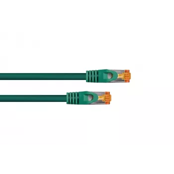 KABELMEISTER Cable de red Cat.7 S/FTP, RJ45, 10m, verde, funda TPE libre de halógenos, 10 Gbps