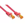 Kabelmeister Cable de red Cat.7 S/FTP, funda TPE, magenta, 5m