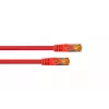 Kabelmeister Cable de red Cat.7 S/FTP, RJ45, TPE, libre de halógenos, rojo, 0,15 m
