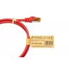 Kabelmeister Cable de red Cat.7 S/FTP RJ45, TPE, libre de halógenos, rojo, 3m
