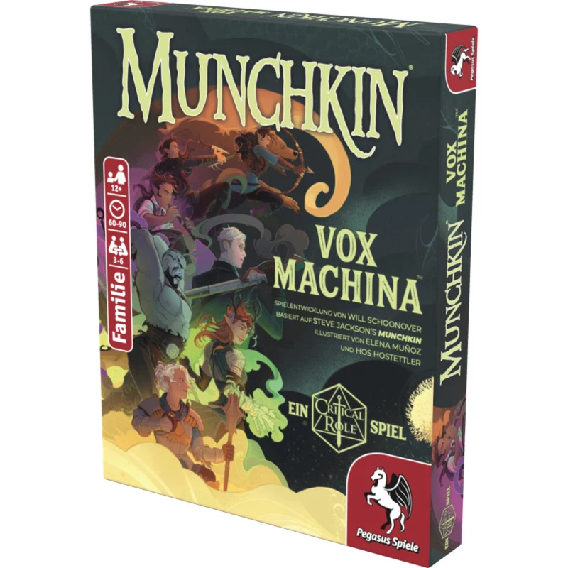 PEGASUS Munchkin Vox Machina - Critical Role Juego de cartas