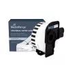 MediaRange Rollo de papel continuo para impresora de etiquetas, sustituye a Brother DK-22210, blanco, 29 mm x 30,48 m, 1 rollo (MRBDK22210)