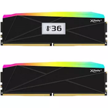 V-Color Manta XFinity+ aRGB 32GB (2 x 16GB) DDR5-6400 CL32 kit de memoria para PC, Intel XMP 3.0 / AMD EXPO, negro