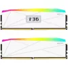 V-Color Manta XFinity+ aRGB 32GB (2x16GB) DDR5-6400 CL32 kit de memoria RAM para PC blanco