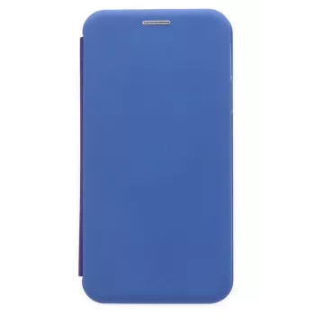 Evelatus Apple iPhone X/Xs funda tipo libro azul oscuro