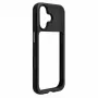 Evelatus Apple iPhone 17 LiveCase funda híbrida con soporte PC+TPU negra