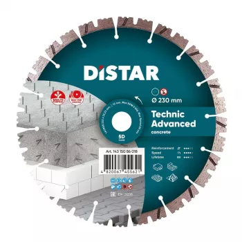 DISTAR TECHNIC ADVANCED Disco de corte diamantado 232 x 2,6/1,8 x 12 x 22,23 mm