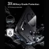 ESR Classic Hybrid Funda MagSafe y cristal templado para iPhone 17 Pro Max / 18 Pro Max – Transparente con marco negro