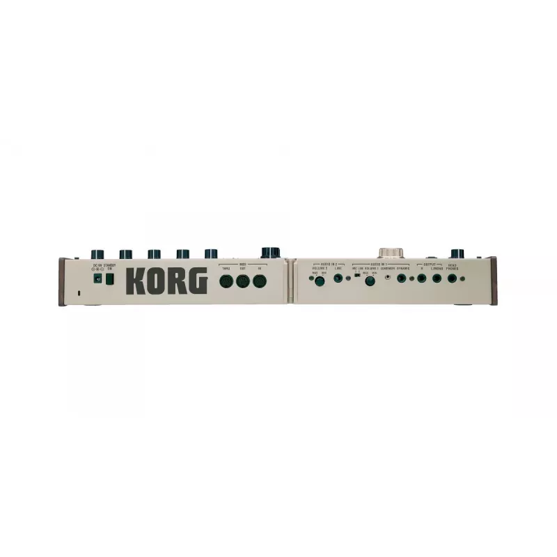 Korg microKORG Sintetizador de modelado analógico con 37 mini teclas y vocoder, Gris