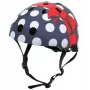 Hornit POM913 Casco multideporte Polka Dot para niños, 53-58 cm, Negro/Azul/Rojo/Blanco