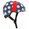 Hornit POM913 Casco multideporte Polka Dot para niños, 53-58 cm, Negro/Azul/Rojo/Blanco