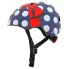 Hornit POM913 Casco multideporte Polka Dot para niños, 53-58 cm, Negro/Azul/Rojo/Blanco