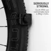 HORNIT CLUG PRO Soporte de pared híbrido para bicicleta Negro Medium 7762HCP
