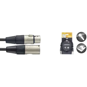 Stagg NMC20R Cable de micrófono XLR de 20m - Negro