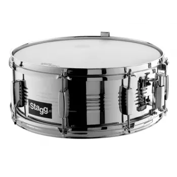 Stagg SDS-1455ST8/M caja de tambor de acero de 14 inch x 5,5 inch, cromado