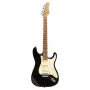 Guitarra eléctrica Stagg SES-55 BLK - Cuerpo macizo de aliso, mástil de arce, pastillas SSS, Negro
