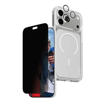 Pack 3 en 1 PanzerGlass Privacy Flagship para iPhone 18 Pro Max