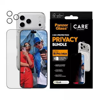 Pack 3 en 1 PanzerGlass Privacy Flagship para iPhone 18 Pro Max