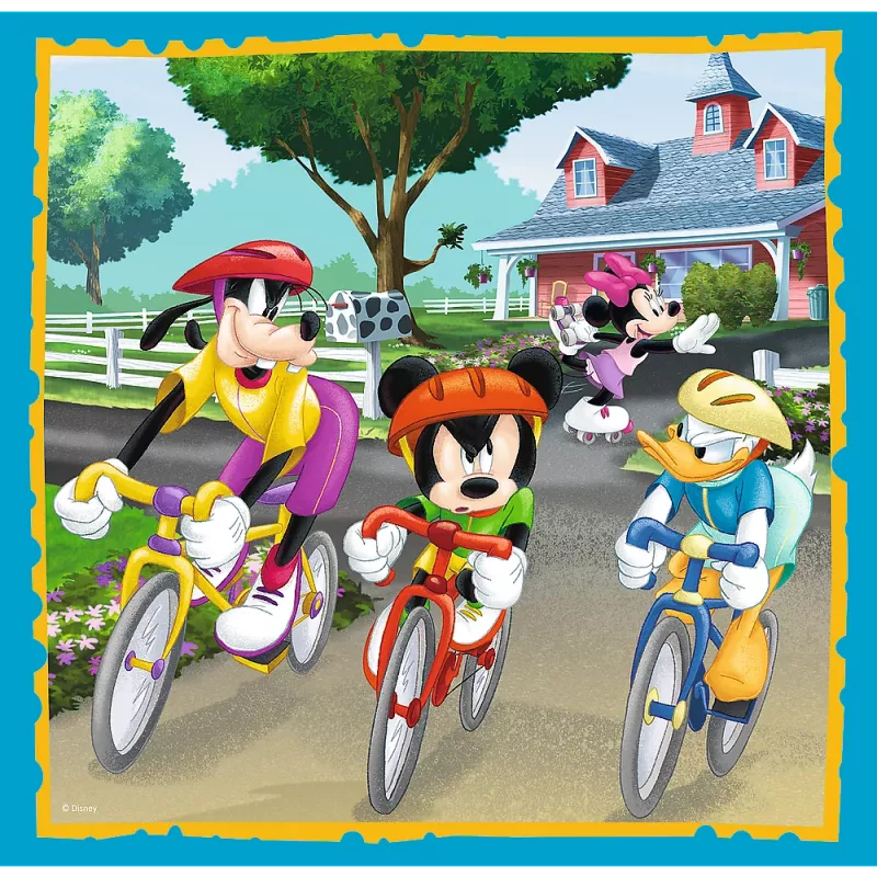 Trefl set de 3 puzles en 1 Mickey Mouse and Friends - 20, 36, 50 piezas