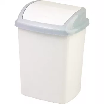 Papelera CURVER Dominik 25L, Gris, 36,5 x 29,1 x 48 cm