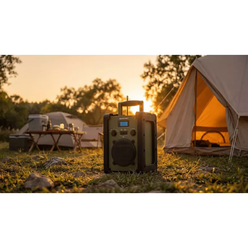 Radio portátil survival Blaupunkt PP35BT con Bluetooth, solar, manivela, powerbank, linterna