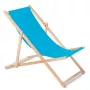 GreenBlue GB183 Tumbona ajustable de madera de haya azul claro