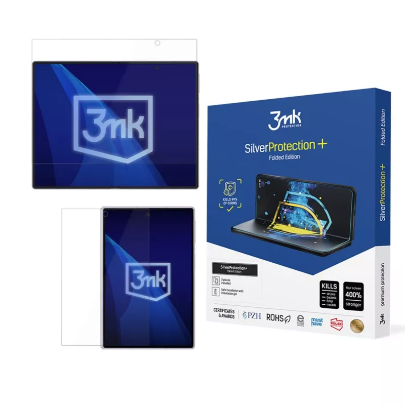 3MK SilverProtection+ Folded Edition protector de pantalla antimicrobiano para Samsung Galaxy Z Fold8