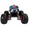 LEAN TOYS 9023 Coche teledirigido todoterreno dinosaurio con ruedas grandes 2,4G – vehículo RC off-road 4WD escala 1:16, verde/marrón