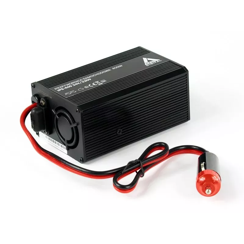 AZO Digital IPS-400 Inversor de onda sinusoidal modificada 24V DC a 230V AC 400W