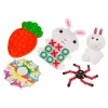 LEAN TOYS Pascua Set de juguetes fidget antiestrés 24 elementos