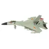 LEAN TOYS 15410 Avión de combate con propulsión por fricción gris 1:72