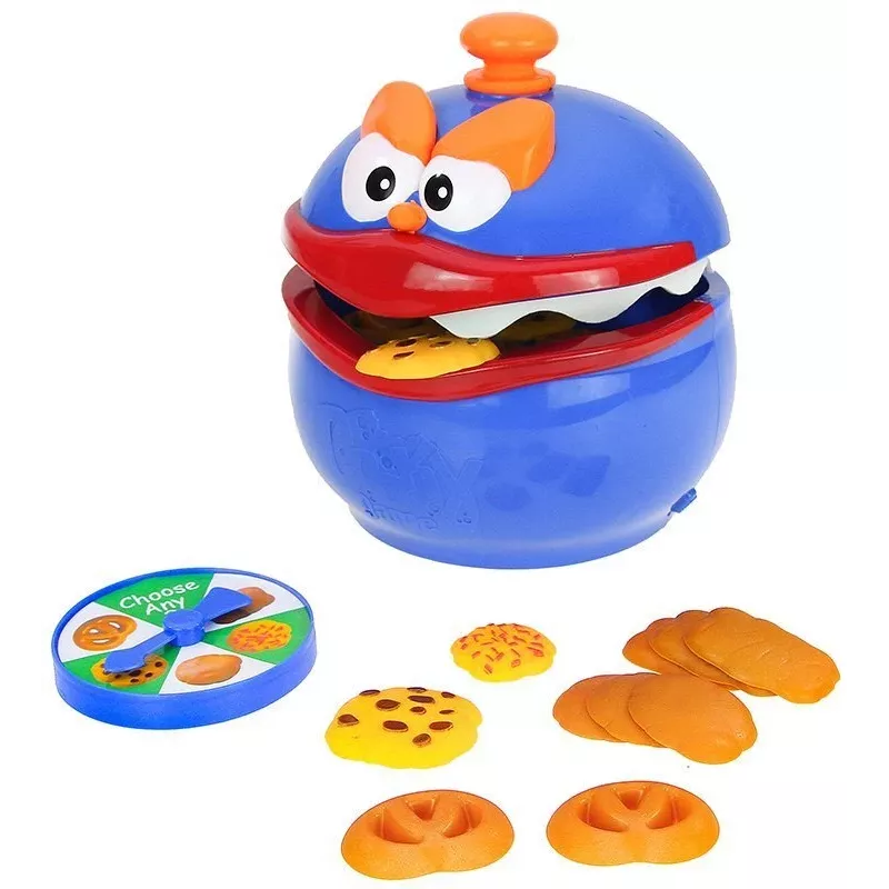 LEAN TOYS El juego de atrapar galletas Comegalletas Divertido juego familiar - juego de mesa de acción y reflejos para 2-4 jugadores a partir de 3 años