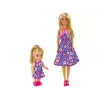 LEAN TOYS Set de carrito de muñecas con accesorios – Cochecito rosa con muñeca de peluche, biberón, manta y bolsa