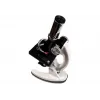 LEAN TOYS 5427 Set de microscopio infantil con aumentos 300x, 600x, 1200x, 28 accesorios y maletín de transporte