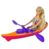 LEAN TOYS Accesorio para muñecas Kayak naranja