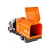 LEAN TOYS Camión de basura para atornillar y desatornillar con accesorios naranja